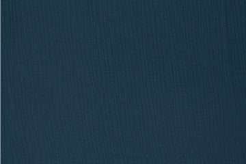 Musselin, Double Gauze, dunkelblau, 0,5 m